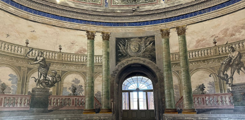 veduta di villa in bagheria